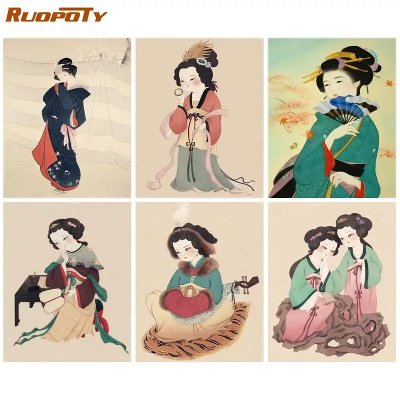 RUOPOTY 60x75cm Paint By Numbers Acrylic Paints Canvas Painting Figure painting Number Painting Living Room Decorating
RUOPOTY 60x75cm Paint By Numbers Acrylic Paints Canvas Painting Figure painting Number Painting Living Room Decorating