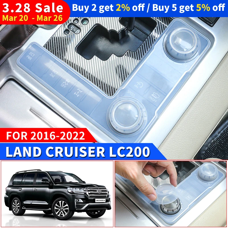 For 2016-2022 Toyota Land Cruiser 200 Central Control Panel Rotary Switch Transparent Dust Cover LC200 Button Protective Sleeve
For 2016-2022 Toyota Land Cruiser 200 Central Control Panel Rotary Switch Transparent Dust Cover LC200 Button Protective Sleeve