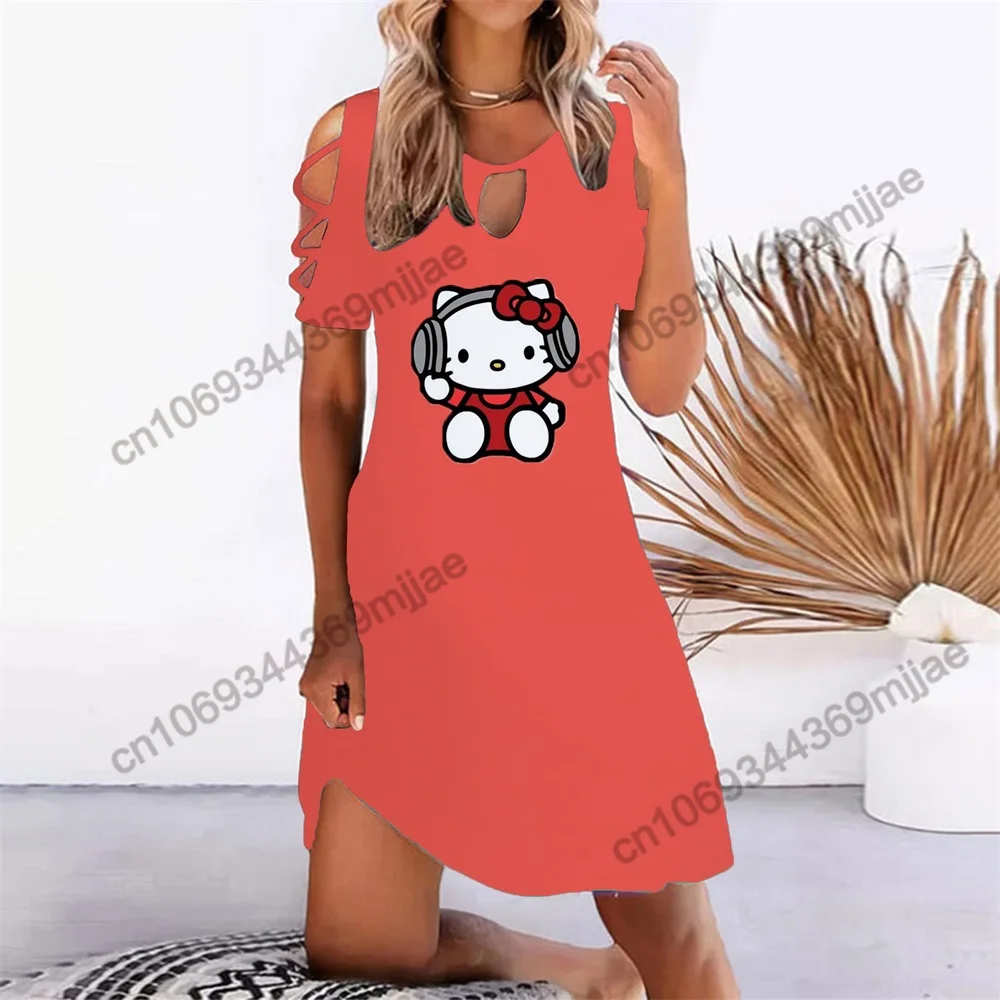 Платье HelloKitty Y2k, женское летнее платье с круглым вырезом, элегантные женские платья 2023 Zevity, женская одежда, новинка 
Платье HelloKitty Y2k, женское летнее платье с круглым вырезом, элегантные женские платья 2023 Zevity, женская одежда, новинка