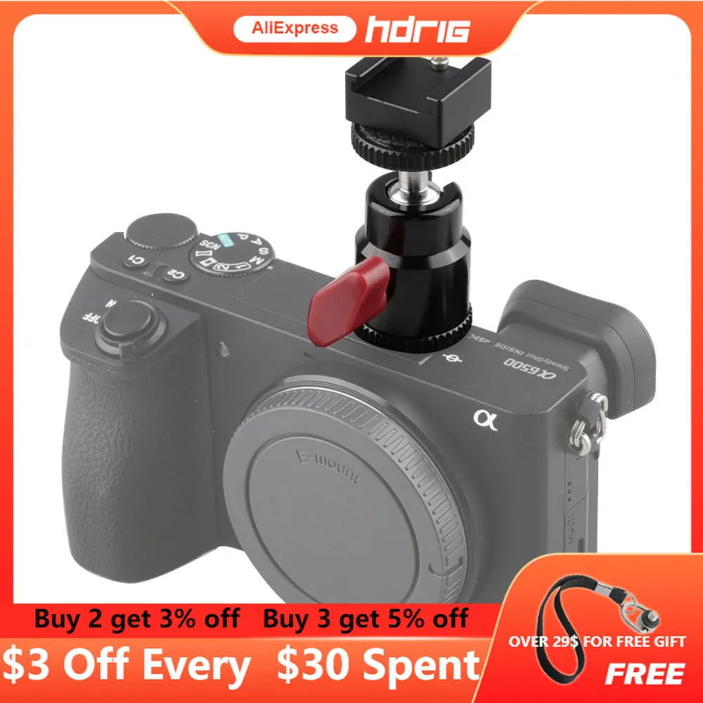 HDRIG Cold Shoe Base With Cold Shoe Mount with 1/4" Thread Hole for DJI Osmo Handheld 4K Camera and 3-Axis Gimbal
HDRIG Cold Shoe Base With Cold Shoe Mount with 1/4" Thread Hole for DJI Osmo Handheld 4K Camera and 3-Axis Gimbal