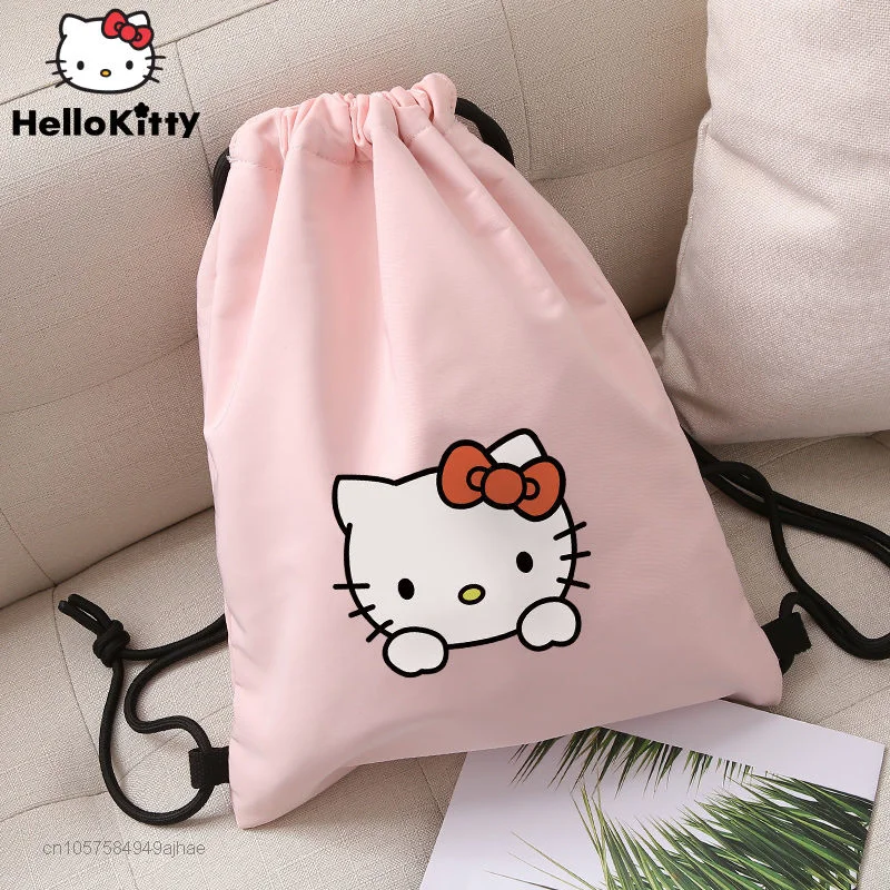 Sanrio Hello Kitty Bag Drawstring Bundle Oxford Cloth Backpack Women Men Casual Multi-function Bag Y2k Student Outdoor Backpack
Sanrio Hello Kitty Bag Drawstring Bundle Oxford Cloth Backpack Women Men Casual Multi-function Bag Y2k Student Outdoor Backpack