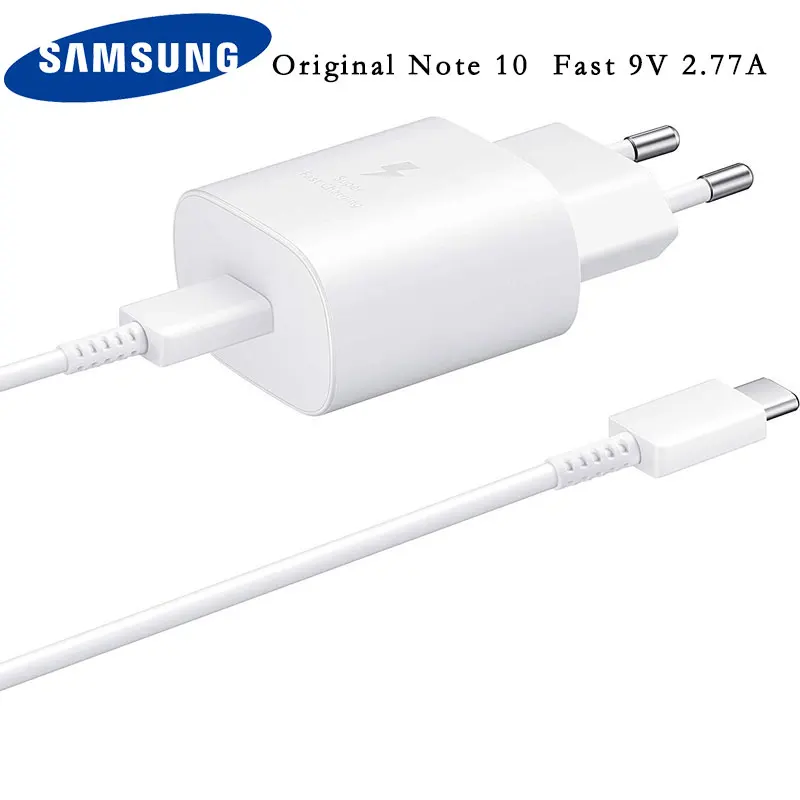 Samsung Note 10 Super Fast Charger PD PSS 25w Super Fast Charging Power Adapter Type-c cable For Galaxy Note 10 S20 plus K20 pro
Samsung Note 10 Super Fast Charger PD PSS 25w Super Fast Charging Power Adapter Type-c cable For Galaxy Note 10 S20 plus K20 pro