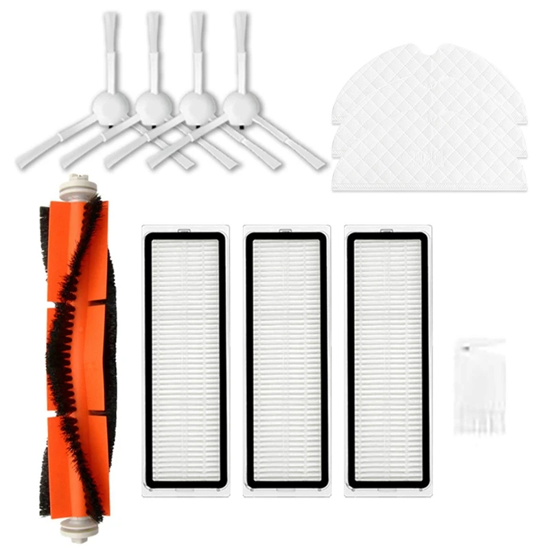 Replacement Parts Main Brush Side Brush HEPA Filter For Dreame F9 Robot Vacuum Cleaner Accessories
Replacement Parts Main Brush Side Brush HEPA Filter For Dreame F9 Robot Vacuum Cleaner Accessories