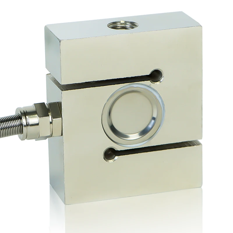 

Force Sensor Double Way Pressure Pull Weighing Transducer Stress Tension Measuring S-type Load Cell 500KG 1/2/5/10 Ton