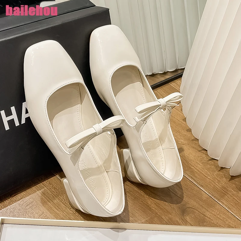 Женские туфли-лодочки на высоком каблуке, повседневные сланцы с бантом-бабочкой, Туфли Мэри Джейн, роскошная обувь для улицы, 2023
Женские туфли-лодочки на высоком каблуке, повседневные сланцы с бантом-бабочкой, Туфли Мэри Джейн, роскошная обувь для улицы, 2023