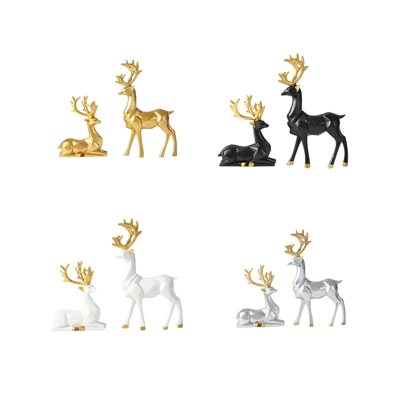 Nordic Style Origami Elk,Resin Sitting Standing Deer Statues, Reindeer Figurines,Ornaments For Home Decoration 
Nordic Style Origami Elk,Resin Sitting Standing Deer Statues, Reindeer Figurines,Ornaments For Home Decoration