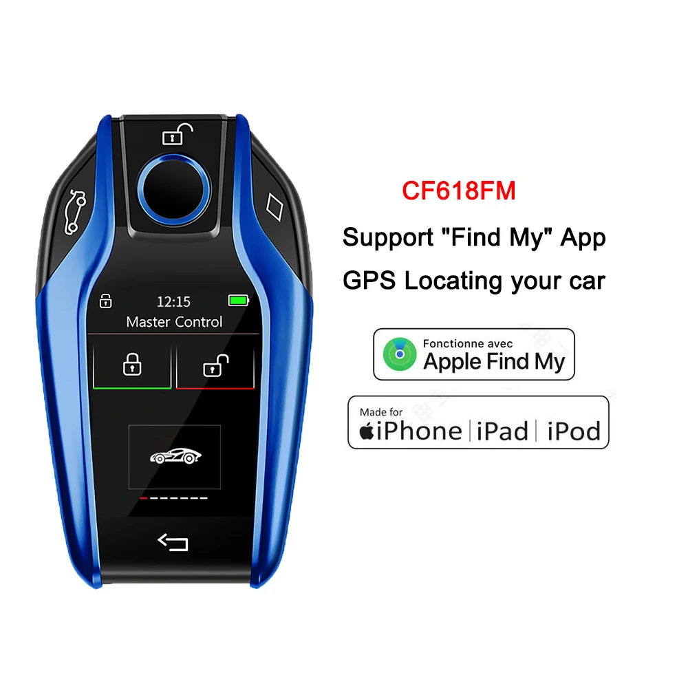 Универсальный модифицированный дистанционный смарт-ключ автомобиля CF618 с ЖК-дисплеем для BMW Benz Audi Kia Ford Jaguar Land Rover Porsche Lexus Hyundai Nissan VW
Универсальный модифицированный дистанционный смарт-ключ автомобиля CF618 с ЖК-дисплеем для BMW Benz Audi Kia Ford Jaguar Land Rover Porsche Lexus Hyundai Nissan VW