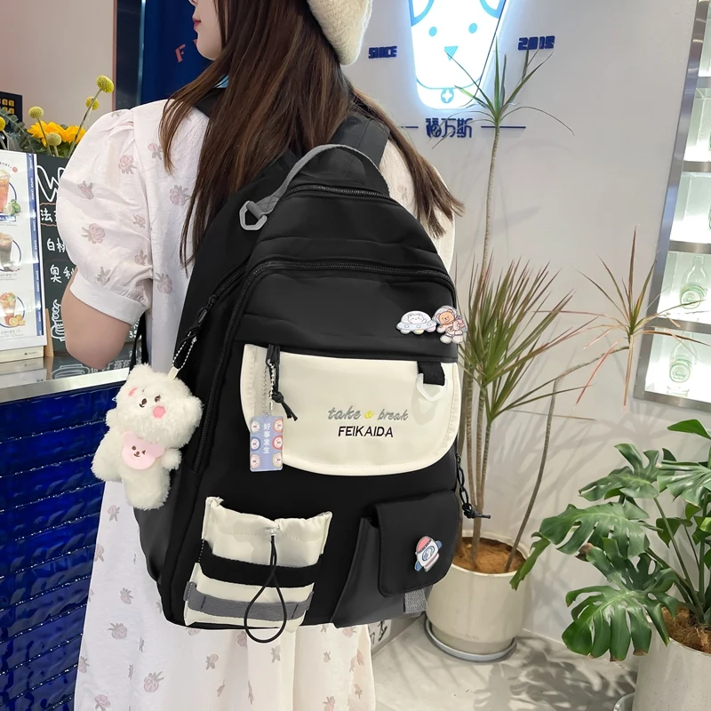 School bag For junior high school girls large capacity versatile cute backpack 2022 new primary school backpack
School bag For junior high school girls large capacity versatile cute backpack 2022 new primary school backpack