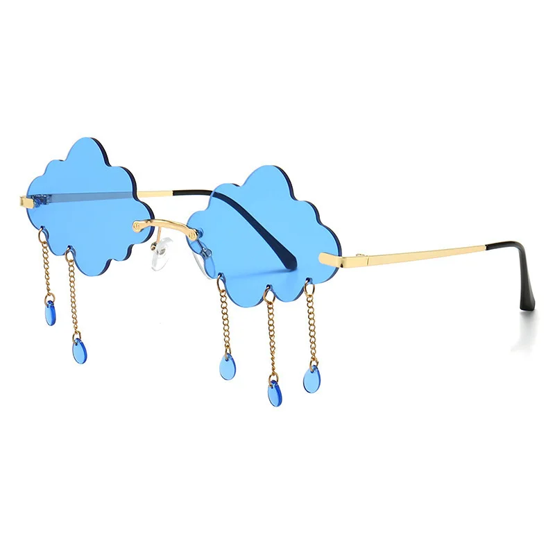 2023 Vintage Clouds Tassel Steampunk Sunglasses Fashion Rimless Driving Glasses Women Men Frameless Punk Glasses Shades UV400
2023 Vintage Clouds Tassel Steampunk Sunglasses Fashion Rimless Driving Glasses Women Men Frameless Punk Glasses Shades UV400