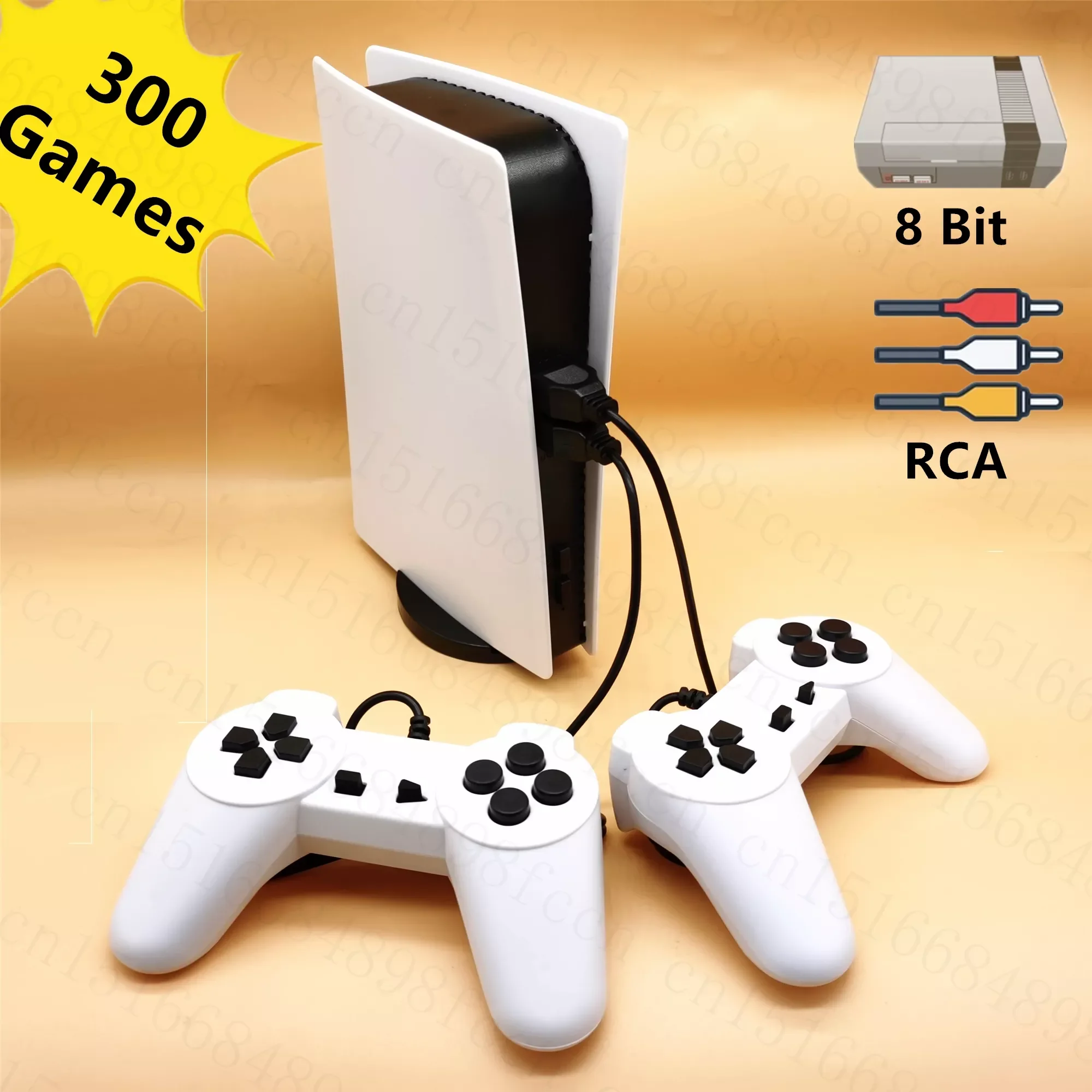 Mini GS5 Retro TV Video Game Console Player For Nes 8 Bit Games with 300 Different Built-in Games Double Gamepads
Mini GS5 Retro TV Video Game Console Player For Nes 8 Bit Games with 300 Different Built-in Games Double Gamepads