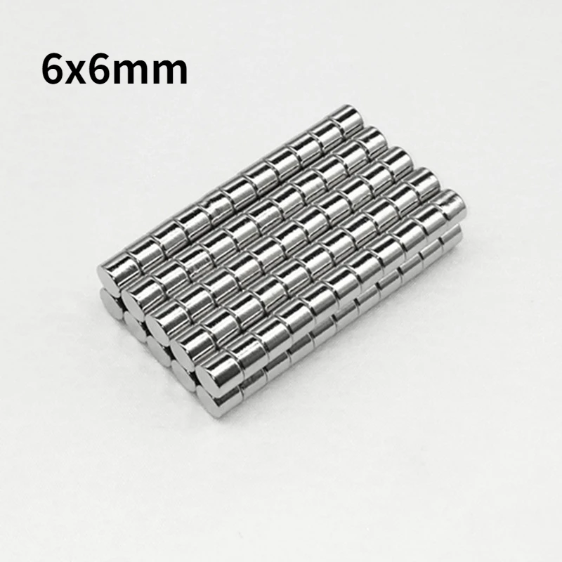 20~300pcs 6x6 mm N35 Round Strong Powerful Magnets 6mm x 6mm Neodymium Magnet Dia 6x6mm Permanent NdFeB Magnets disc 6*6 mm
20~300pcs 6x6 mm N35 Round Strong Powerful Magnets 6mm x 6mm Neodymium Magnet Dia 6x6mm Permanent NdFeB Magnets disc 6*6 mm