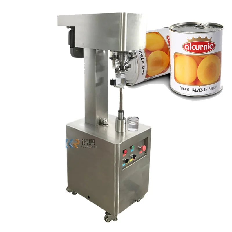 

Industrial Milk Tea Coffee Tin Cans Sealer Semi-automatic Can Sealing Capping Machines Plastic Iron Aluminum Can Seal Machine