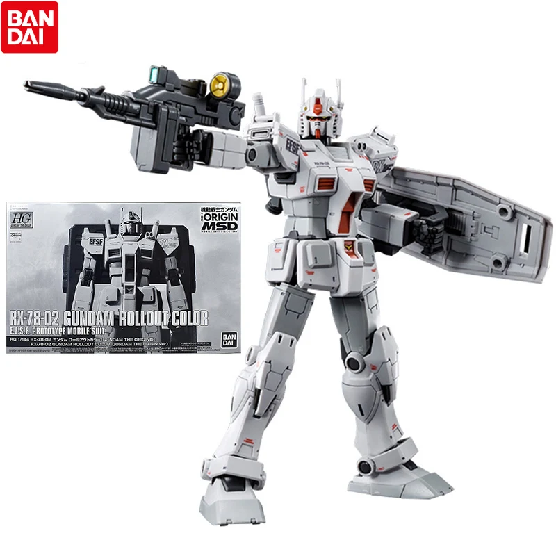 Bandai Gundam Model Kit Anime Figure HG 1/144 RX-78-02 Rollout Color Genuine Gunpla Model Anime Action Figure Toys for Children
Bandai Gundam Model Kit Anime Figure HG 1/144 RX-78-02 Rollout Color Genuine Gunpla Model Anime Action Figure Toys for Children
