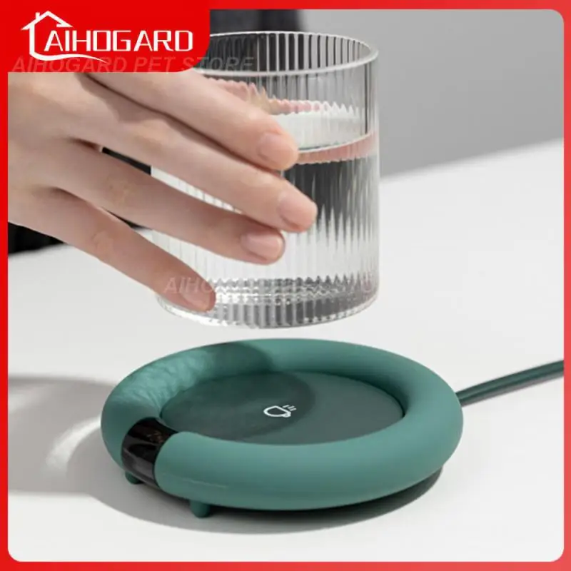 Термостатическая подставка с Usb, легко носить с собой, нагревательный коврик с сенсорным переключателем, умные подставки Mini с постоянной те...