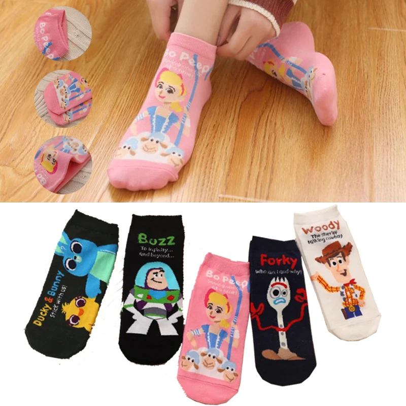 1 Pair New Disney Toy Story Fokry Anime Character Socks College Wind Cartoon Cute Personality Cassual Cotton Girl Woman Socks
1 Pair New Disney Toy Story Fokry Anime Character Socks College Wind Cartoon Cute Personality Cassual Cotton Girl Woman Socks