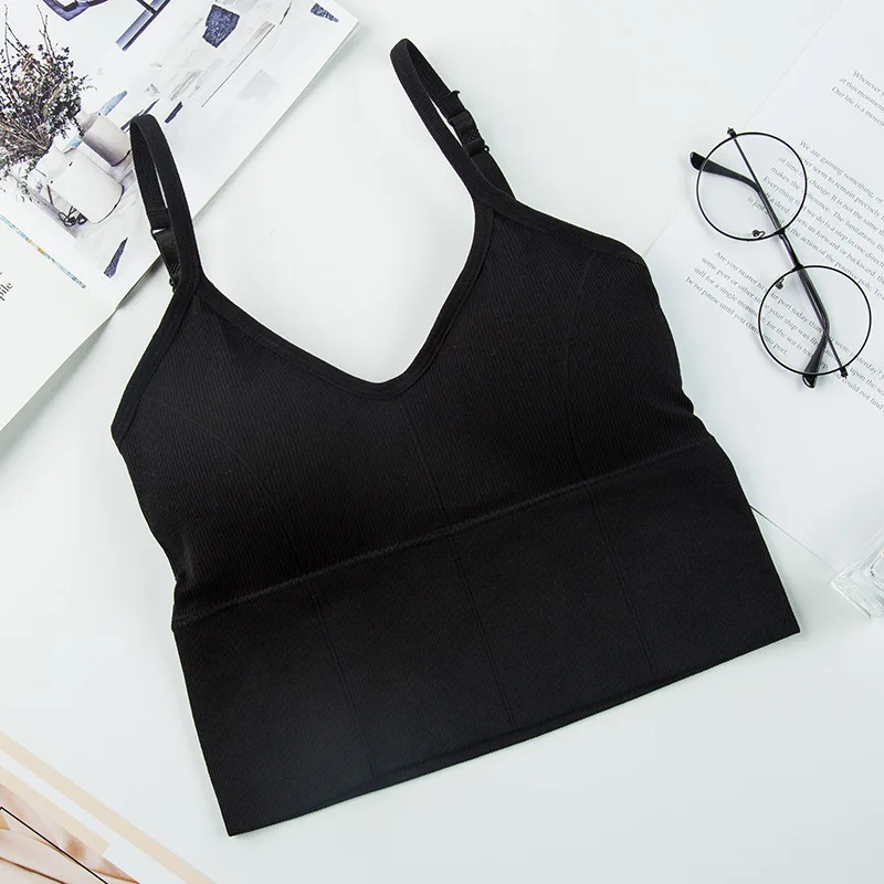 Ladies Tube Tops Sexy Crop Top Knitted Underwear Backless Camisoles Sports Bra Female Brassiere Tops with Built In Bras Bralette
Ladies Tube Tops Sexy Crop Top Knitted Underwear Backless Camisoles Sports Bra Female Brassiere Tops with Built In Bras Bralette
