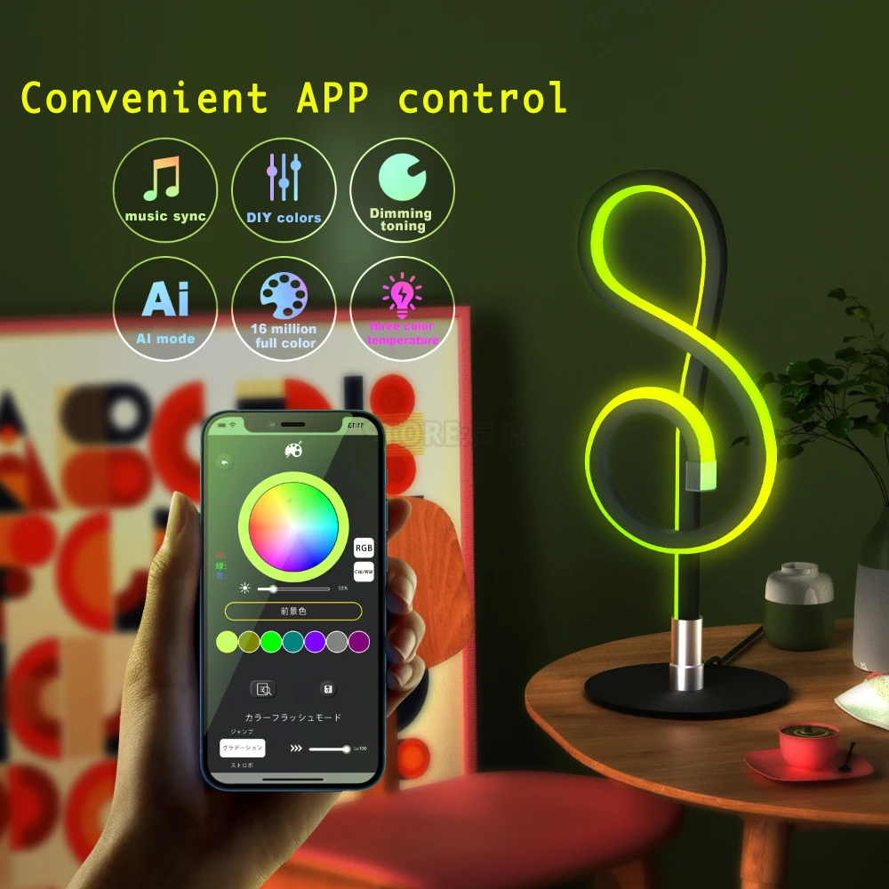 L66 LED Night Light APP Console Light RGB Gaming Room Bedroom Party Tiktok Live TV Computer Desktop Atmosphere Decorative light
L66 LED Night Light APP Console Light RGB Gaming Room Bedroom Party Tiktok Live TV Computer Desktop Atmosphere Decorative light