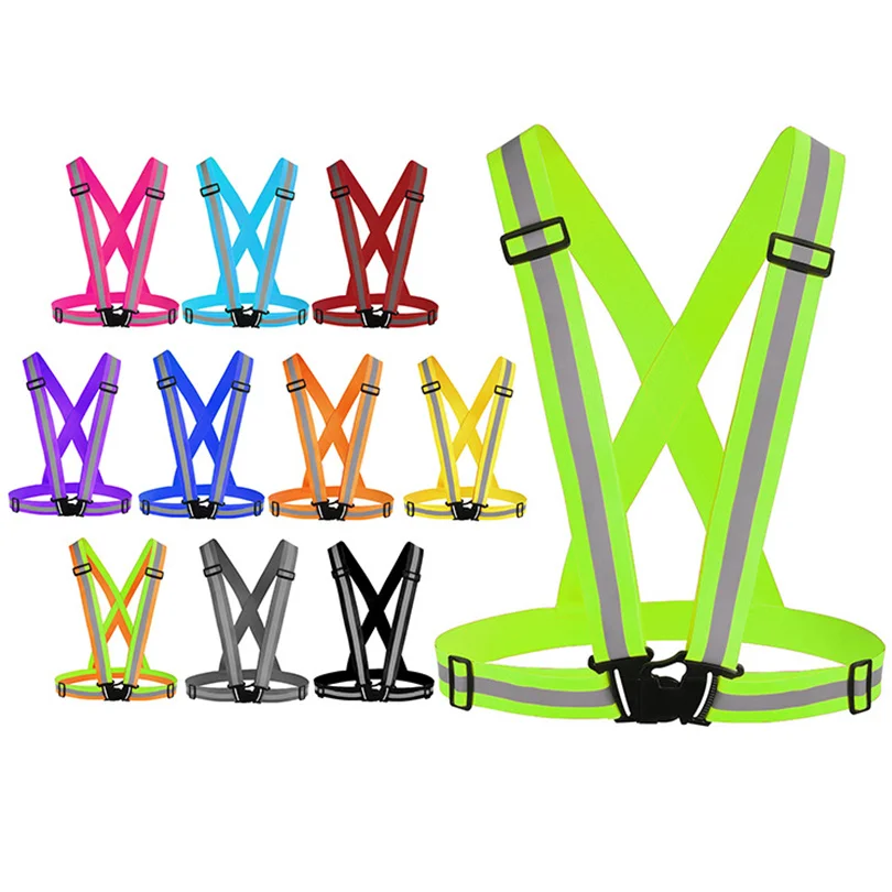 LOLEDE Adjustable Safety Vest Highlight Reflective Straps Night Work Running Riding Safety Clothing Elastic Band Jacket
LOLEDE Adjustable Safety Vest Highlight Reflective Straps Night Work Running Riding Safety Clothing Elastic Band Jacket