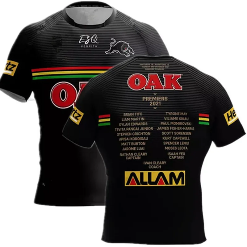 PENRITH PANTHERS 2021 PREMIERS JERSEY - MENS RUGBY JERSEY Size: S-5XL Top Quality Free Delivery
PENRITH PANTHERS 2021 PREMIERS JERSEY - MENS RUGBY JERSEY Size: S-5XL Top Quality Free Delivery