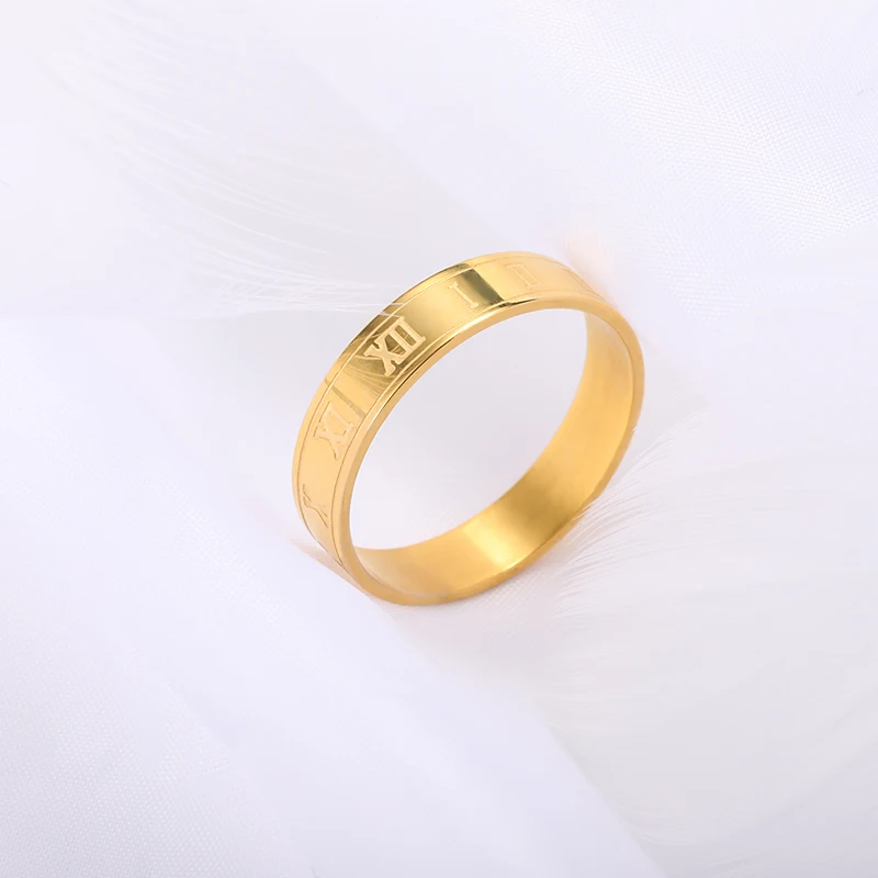 Gold Color Couple Rings For Women Men Lover Ring Friendship Engagement Wedding Band Stainless Steel Ring 2022 Trend Jewelry 
Gold Color Couple Rings For Women Men Lover Ring Friendship Engagement Wedding Band Stainless Steel Ring 2022 Trend Jewelry