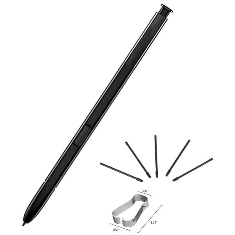 Active Stylus Pen Multifunctional Press Screen Pen Replacement for Samsung Galaxy Note 8 with 5 Nibs+Eject Pin Black
Active Stylus Pen Multifunctional Press Screen Pen Replacement for Samsung Galaxy Note 8 with 5 Nibs+Eject Pin Black
