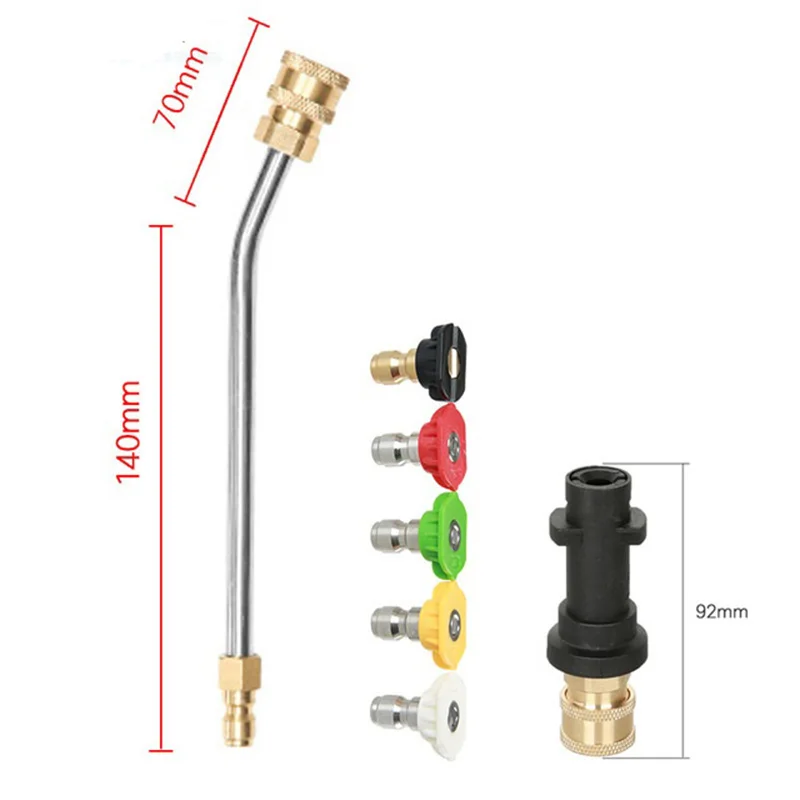 For Karcher K Series High Pressure Washer Extension Rods Bent Rod Cleaner Tools Convenient Kit Adapter Bent rod
For Karcher K Series High Pressure Washer Extension Rods Bent Rod Cleaner Tools Convenient Kit Adapter Bent rod