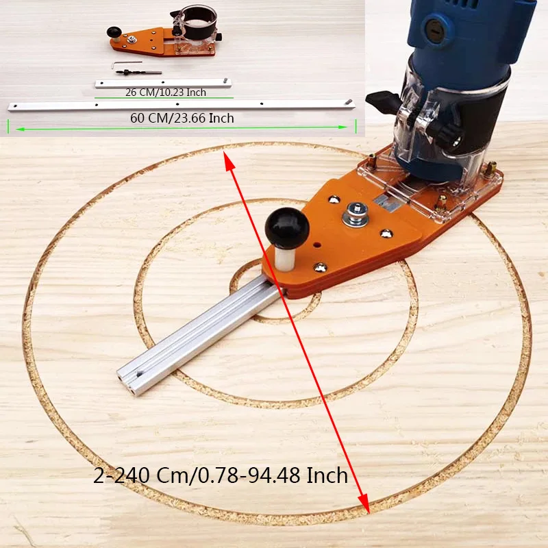 Circle Cutting Jig for Makita Electric Hand Trimmer Wood Router Milling Circle Slotting Trimming Machine Woodworking Tools
Circle Cutting Jig for Makita Electric Hand Trimmer Wood Router Milling Circle Slotting Trimming Machine Woodworking Tools