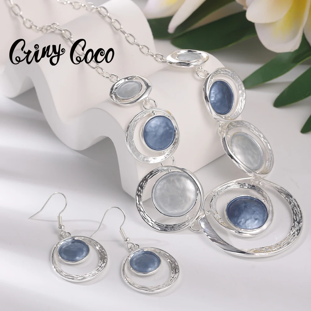 Cring Coco Enamel Big Round Necklaces Female Geometric Choker Jewelry Trendy Chains Necklace Dropshipping Friend Gift for Women
Cring Coco Enamel Big Round Necklaces Female Geometric Choker Jewelry Trendy Chains Necklace Dropshipping Friend Gift for Women