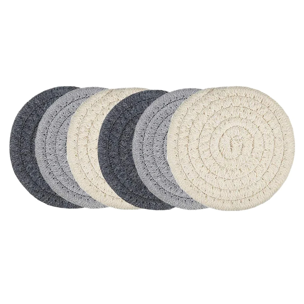 Подставки для напитков ручной работы 6 шт., плетеные подставки для напитков, супер впитывающие термостойкие подставки для домашней кухни
Подставки для напитков ручной работы 6 шт., плетеные подставки для напитков, супер впитывающие термостойкие подставки для домашней кухни