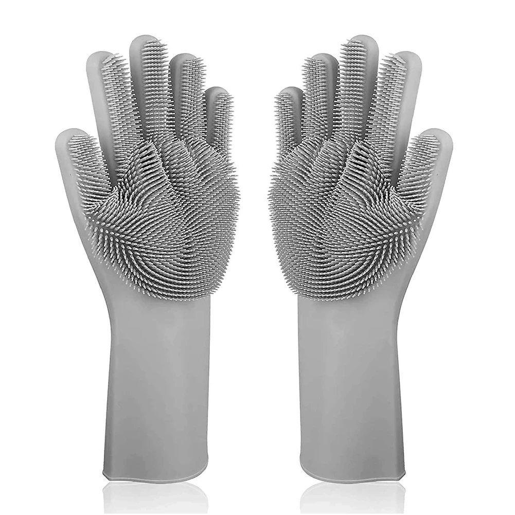 2Pcs Dishwashing Cleaning Gloves Silicone Rubber Sponge Glove Household Scrubber Kitchen Clean Tools Accessories
2Pcs Dishwashing Cleaning Gloves Silicone Rubber Sponge Glove Household Scrubber Kitchen Clean Tools Accessories
