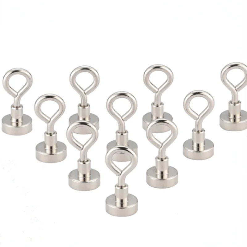 10 шт., металлический магнитный крючок с овечьими глазами, 16/20/25 мм 
10 шт., металлический магнитный крючок с овечьими глазами, 16/20/25 мм