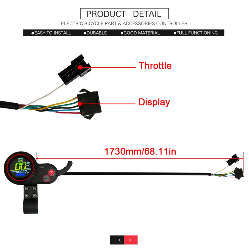 Dual Mode Controller Controller 36/48V 500/750W 6 Pins Accessories Plastic+Metal Outdoor Sports Durable E-bike
Dual Mode Controller Controller 36/48V 500/750W 6 Pins Accessories Plastic+Metal Outdoor Sports Durable E-bike