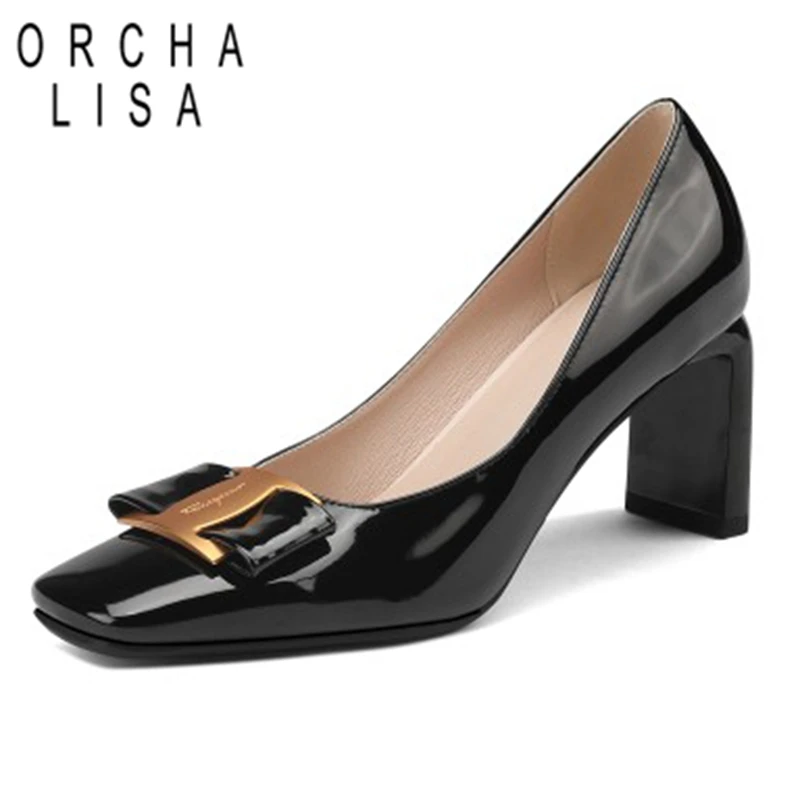 ORCHA LISA 2022 Women Pumps Square Toe High Heels Slip-on Metal Decoration Sweet Big Size 33-43 Beige White Fashion Spring S3211
ORCHA LISA 2022 Women Pumps Square Toe High Heels Slip-on Metal Decoration Sweet Big Size 33-43 Beige White Fashion Spring S3211