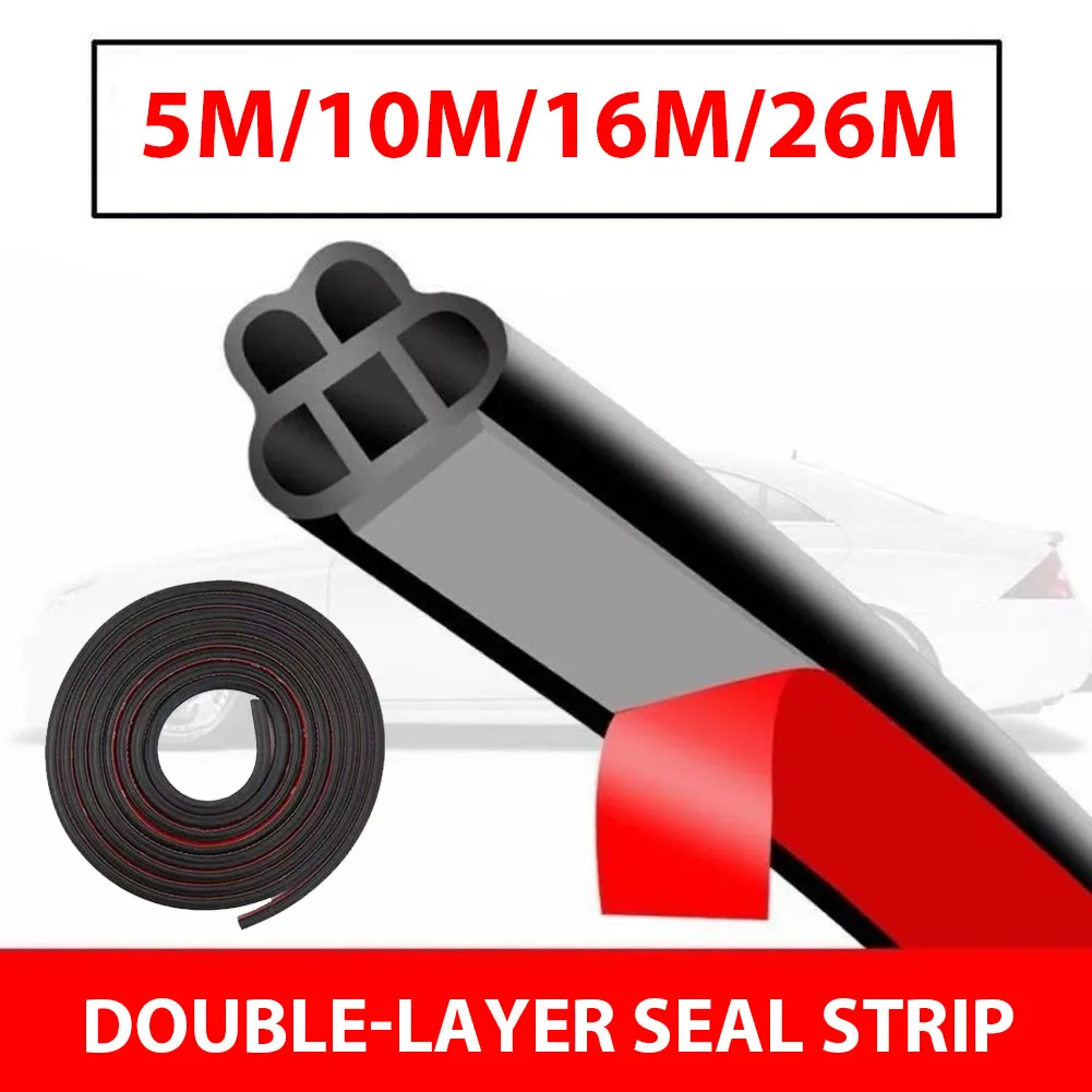 10m/16m/26m Car Door Sticker L-shaped Auto Weatherstrip Rubber Seal Strip Sound Insulation Automobiles Interior Accessories
10m/16m/26m Car Door Sticker L-shaped Auto Weatherstrip Rubber Seal Strip Sound Insulation Automobiles Interior Accessories