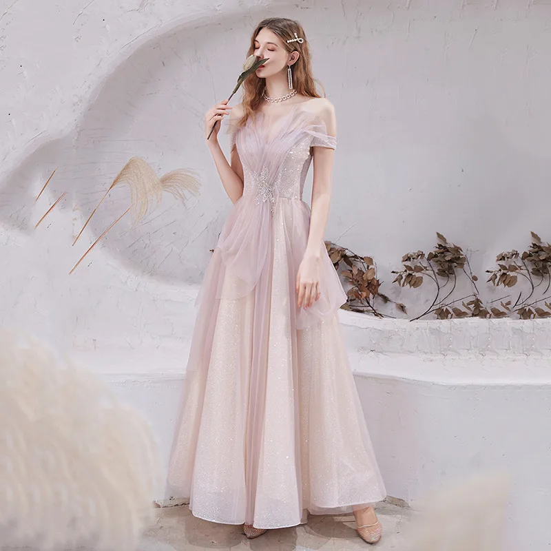 14229#IENA Pink Tiered Floral Appliques Bow Pleat Off The Shoulder Maxi Chic Evening Dress Club Party Dress Bridesmaid Prom Gown
14229#IENA Pink Tiered Floral Appliques Bow Pleat Off The Shoulder Maxi Chic Evening Dress Club Party Dress Bridesmaid Prom Gown