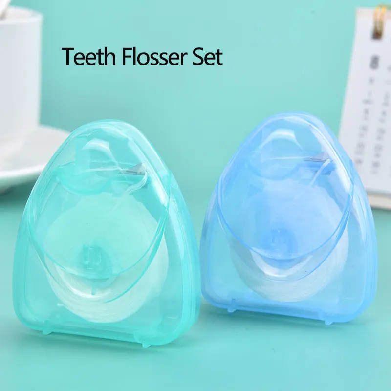 1 Box 50m Dental Flosser Oral Hygiene Teeth Cleaning Wax Mint Flavored Dental Floss Spool Toothpick Teeth Flosser Set
1 Box 50m Dental Flosser Oral Hygiene Teeth Cleaning Wax Mint Flavored Dental Floss Spool Toothpick Teeth Flosser Set