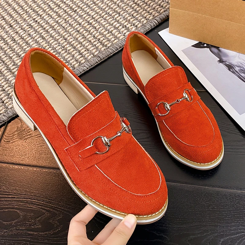 2023 Autumn New Women's Vulcanized Shoes British Style Women's Fashion Casual Round Toe Women's Shoes Low-heeled Single Shoes
2023 Autumn New Women's Vulcanized Shoes British Style Women's Fashion Casual Round Toe Women's Shoes Low-heeled Single Shoes