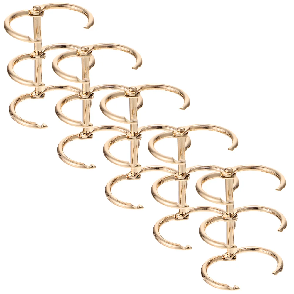 5 Pcs Detachable Folder Ring Binder Clips Circle Rings Alloy Exquisite Notebook
5 Pcs Detachable Folder Ring Binder Clips Circle Rings Alloy Exquisite Notebook