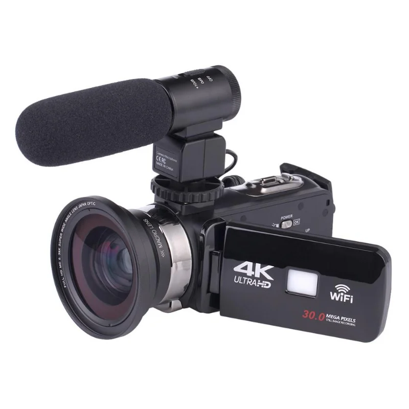 Professional video 12X Optical Zoom Digital camcorder HDV 4k camera 3.1 Inch IPS cheap digital video camera with IR Night Vision
Professional video 12X Optical Zoom Digital camcorder HDV 4k camera 3.1 Inch IPS cheap digital video camera with IR Night Vision