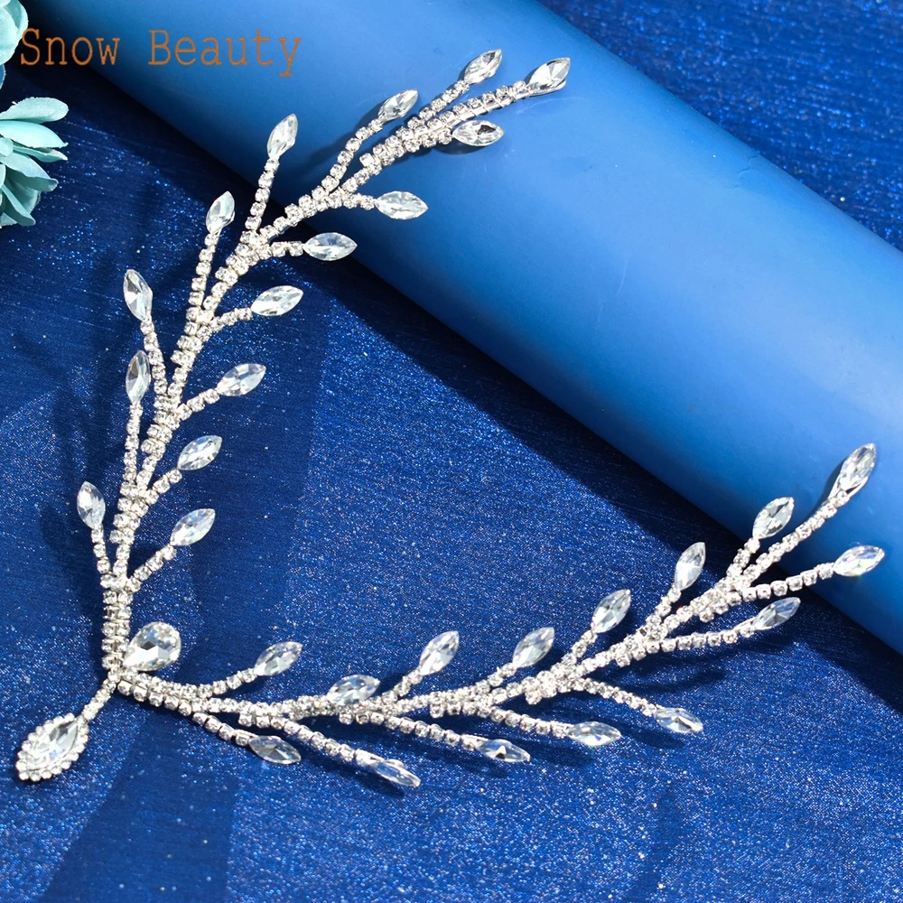 DZ032 Trendy Bridal Forehead Hair Accessories Rhinestone Headband Jewelry Indian Women Headdresses Bridal Forehead Crown
DZ032 Trendy Bridal Forehead Hair Accessories Rhinestone Headband Jewelry Indian Women Headdresses Bridal Forehead Crown