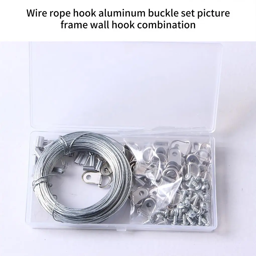 131 Pieces Practical Photo Frame Hook Set Heavy Duty Rustproof Wear-resistant D Ring Hooks Kit Holder Clock Artwork
131 Pieces Practical Photo Frame Hook Set Heavy Duty Rustproof Wear-resistant D Ring Hooks Kit Holder Clock Artwork