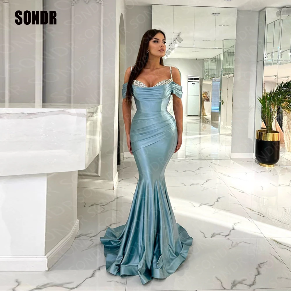 SONDR Saudi Arabia Mermaid Prom Party Dresses Off Shoulder Sequins Floor Length Custom Formal Club Night Evening Gowns 2023
SONDR Saudi Arabia Mermaid Prom Party Dresses Off Shoulder Sequins Floor Length Custom Formal Club Night Evening Gowns 2023