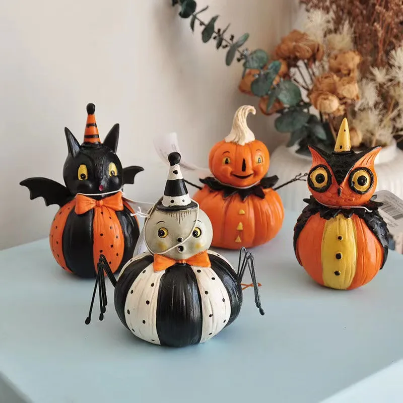 Halloween Decoration Cat Pumpkin Ghost Fun Scene Country Retro Handmade Painted Black Gift Sculpture Creative Resin Decoration
Halloween Decoration Cat Pumpkin Ghost Fun Scene Country Retro Handmade Painted Black Gift Sculpture Creative Resin Decoration