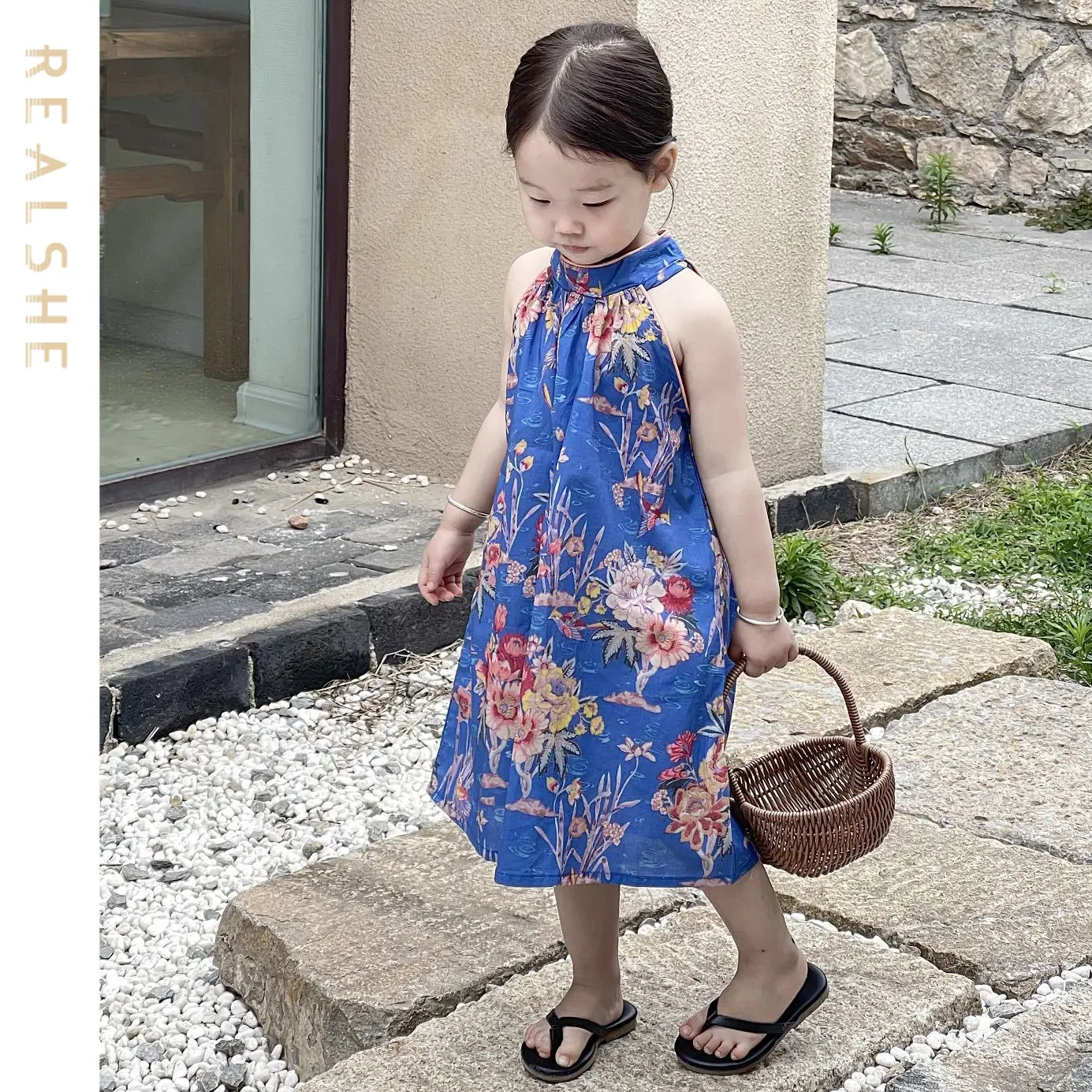 Summer Toddler Baby Girls Dress Sleeveless Floral Print Girls Dress Chinese Style Kids Dresses Children's Clothing
Summer Toddler Baby Girls Dress Sleeveless Floral Print Girls Dress Chinese Style Kids Dresses Children's Clothing
