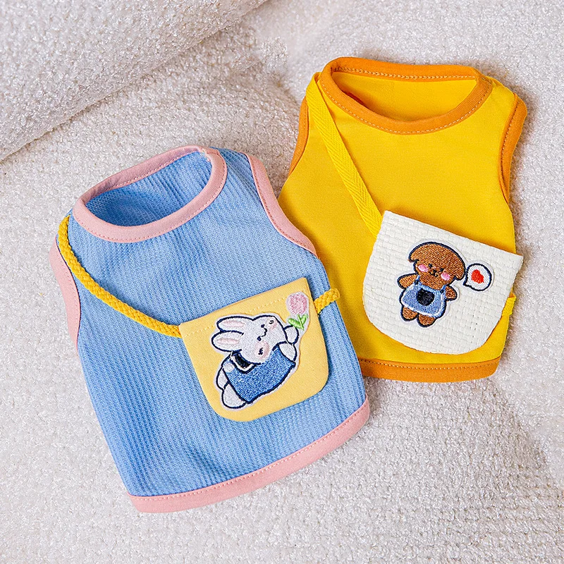Pet Dog Clothes Animal Cat T-shirt Clothing Dogs Shoulder Bag Vest Small Chihuahua Summer Yollow Breathable Girl Boy Chihuahua
Pet Dog Clothes Animal Cat T-shirt Clothing Dogs Shoulder Bag Vest Small Chihuahua Summer Yollow Breathable Girl Boy Chihuahua