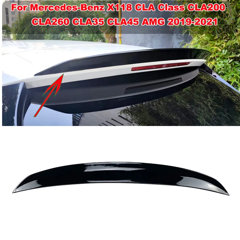 X118 Rear Spoiler Wing Roof Top Lid For Mercedes-Benz CLA Class 2019 2020 2021 CLA200 CLA260 CLA35 CLA45 AMG Car Accessories
X118 Rear Spoiler Wing Roof Top Lid For Mercedes-Benz CLA Class 2019 2020 2021 CLA200 CLA260 CLA35 CLA45 AMG Car Accessories