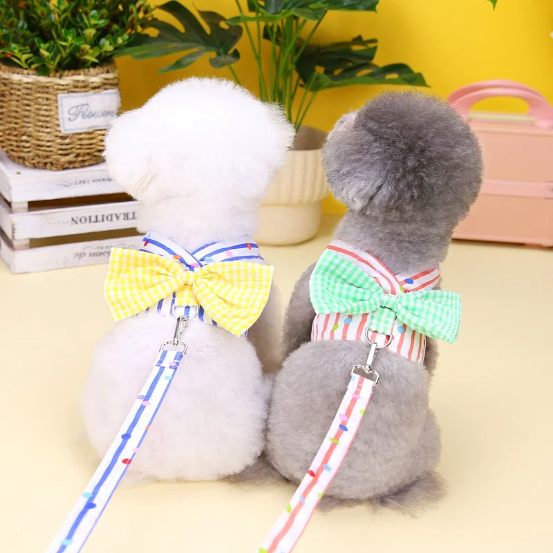 Fashion Summer Spring Pet Vest Bowknot Harness Small Dog Cute Designer Shirt Puppy Sweet Stripe Clothes Chihuahua Maltese Yorkie
Fashion Summer Spring Pet Vest Bowknot Harness Small Dog Cute Designer Shirt Puppy Sweet Stripe Clothes Chihuahua Maltese Yorkie