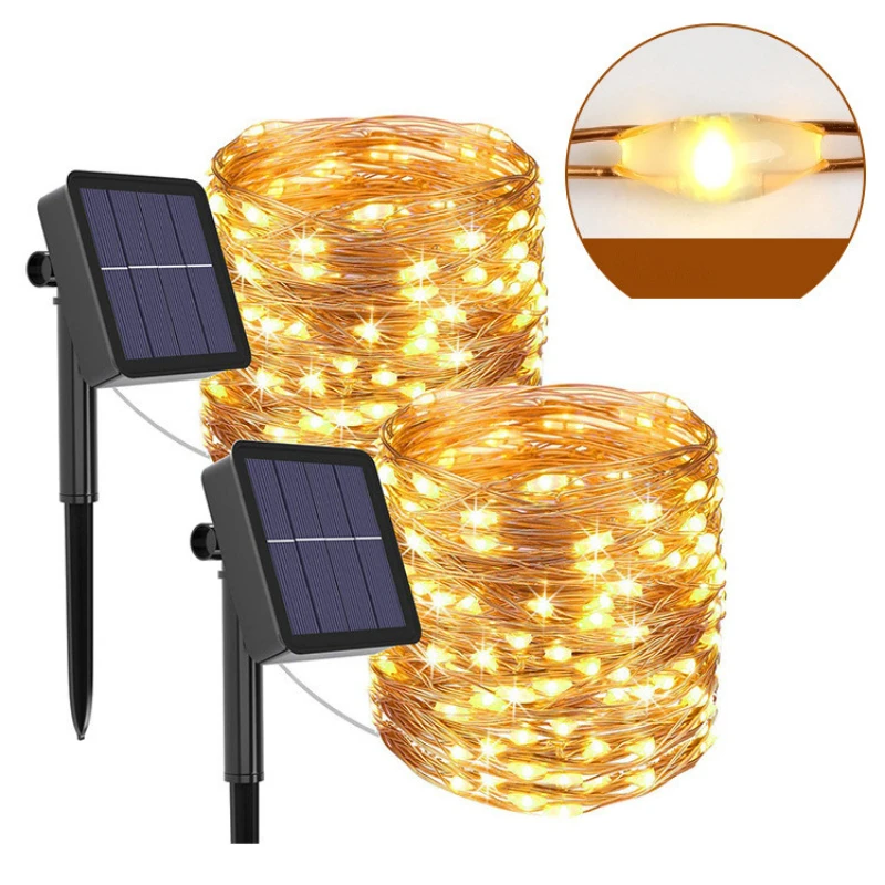 Solar Fairy Lights Outdoor Solar Powered Garden Lights Outside 8 Modes Waterproof Solar String Lights for Trees Party Christmas
Solar Fairy Lights Outdoor Solar Powered Garden Lights Outside 8 Modes Waterproof Solar String Lights for Trees Party Christmas
