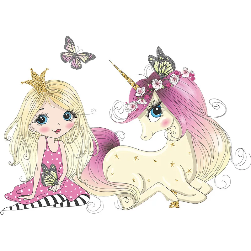 New Princess and Little Unicorn Wall Stickers Girl Cute Dreamy Wall Decor Bedroom Children's Room Living Room Decoration Vinyls
New Princess and Little Unicorn Wall Stickers Girl Cute Dreamy Wall Decor Bedroom Children's Room Living Room Decoration Vinyls