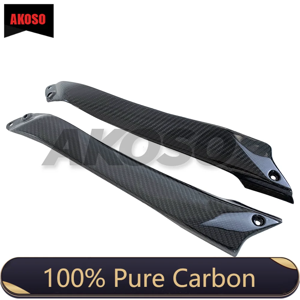 

100% Carbon Fiber Tank Side Panels For Kawasaki H2/H2R 2015+ Motorcycle Accessories Parts Fairings Cowls Kit Protectors Covers